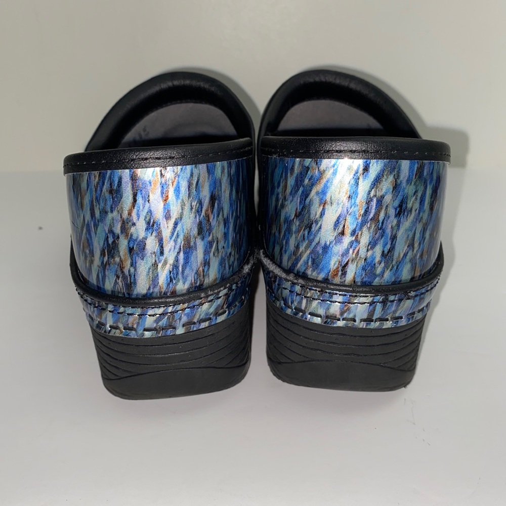 Dansko Womens‎ LT Pro Blue Waves Clogs Size 39 EU 8.5-9 US - Picture 6 of 10